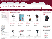 Tablet Screenshot of lumifurniture.com